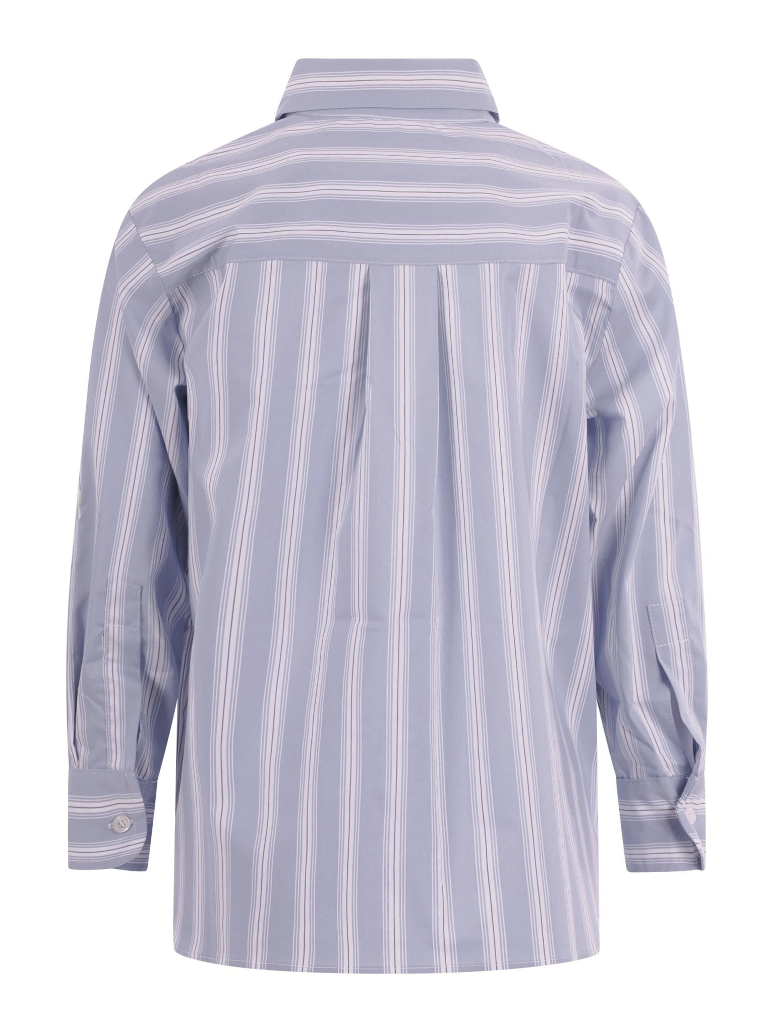 Camicia per bambino Balmain Kids azzurra con motivo a righe - Rubino Kids