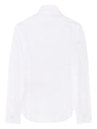 Camicia per bambino Balmain Kids bianca con logo ricamato - Rubino Kids