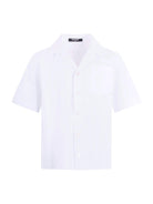 Camicia per bambino Balmain Kids bianca con taschino sul davanti - Rubino Kids