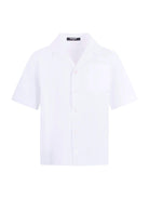 Camicia per bambino Balmain Kids bianca con taschino sul davanti - Rubino Kids