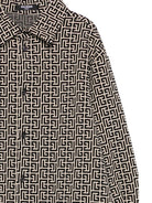 Camicia per bambino Balmain Kids con stampa geometrica - Rubino Kids