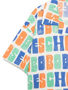 Camicia per bambino Bobo Choses bianco con logo all - over - Rubino Kids