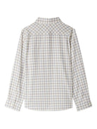 Camicia per bambino Bonpoint bianco con motivo a quadri - Rubino Kids