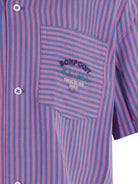 Camicia per bambino Bonpoint viola a righe - Rubino Kids