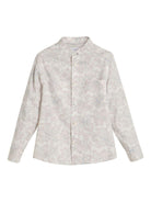 Camicia per bambino Brunello Cucinelli Kids bianco con stampa paisley - Rubino Kids