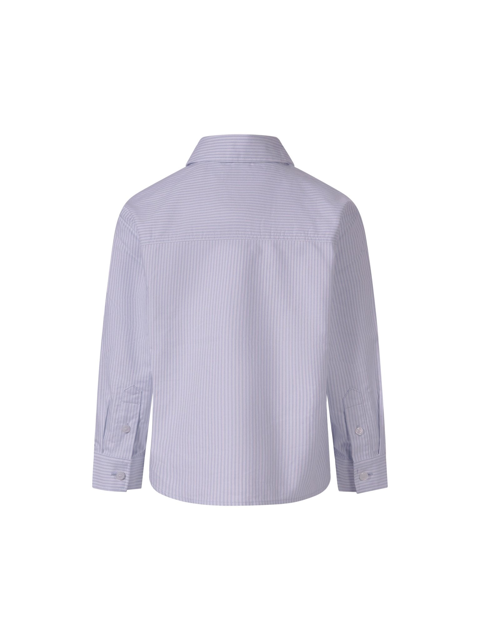 Camicia per bambino Burberry Kids azzurra con Equestrian Knight sul davanti - Rubino Kids