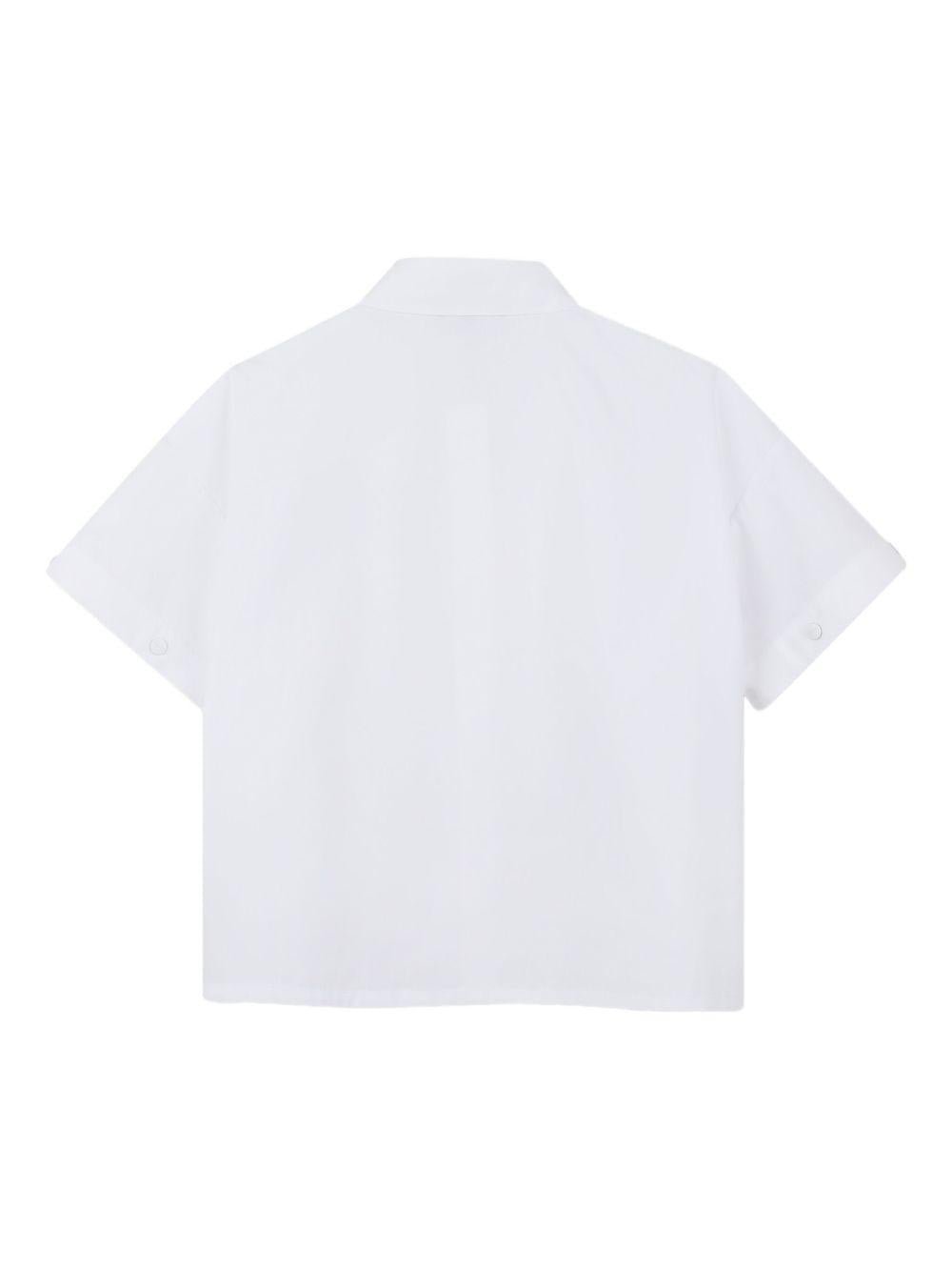 Camicia per bambino Dkny Kids bianca con maniche rimovibili - Rubino Kids