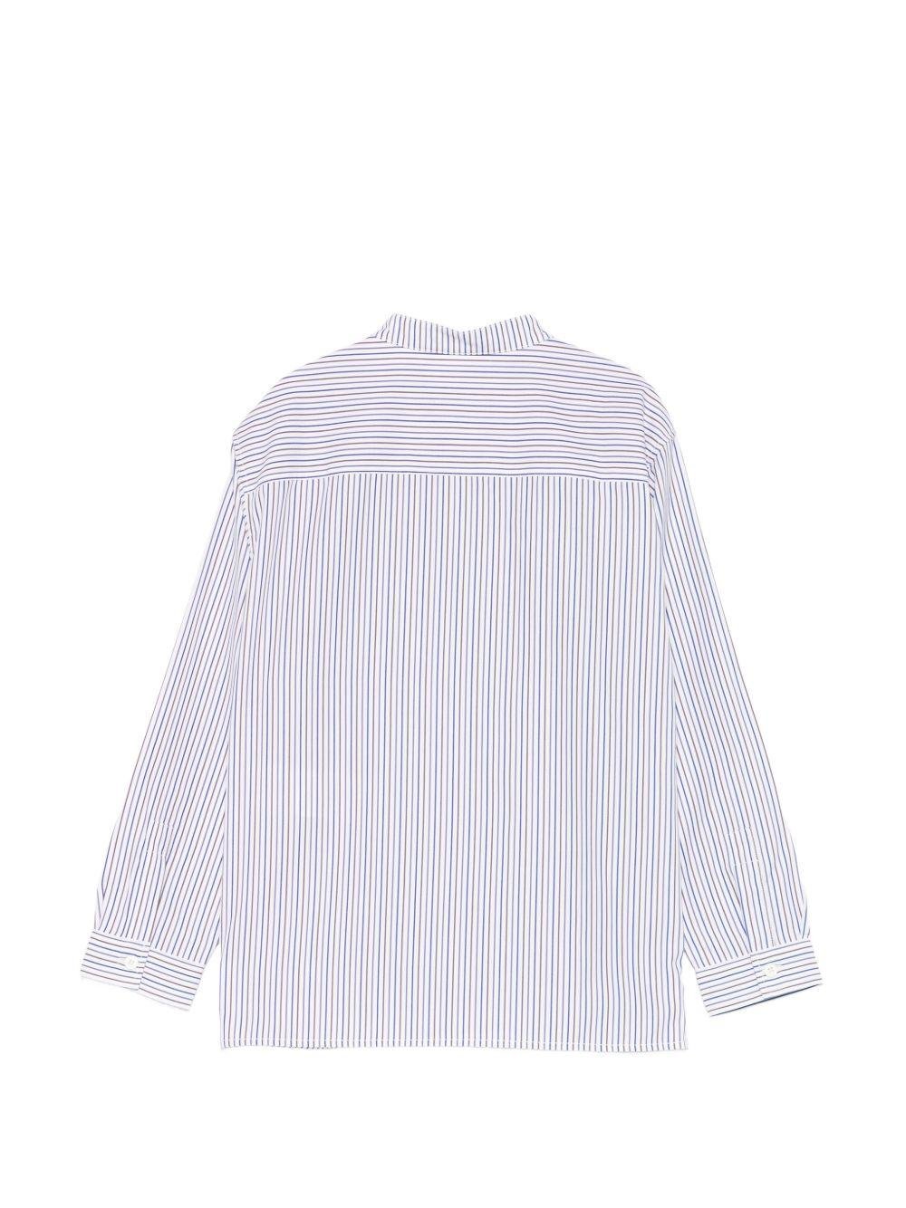 Camicia per bambino DONDUP Kids bianca con design a righe - Rubino Kids