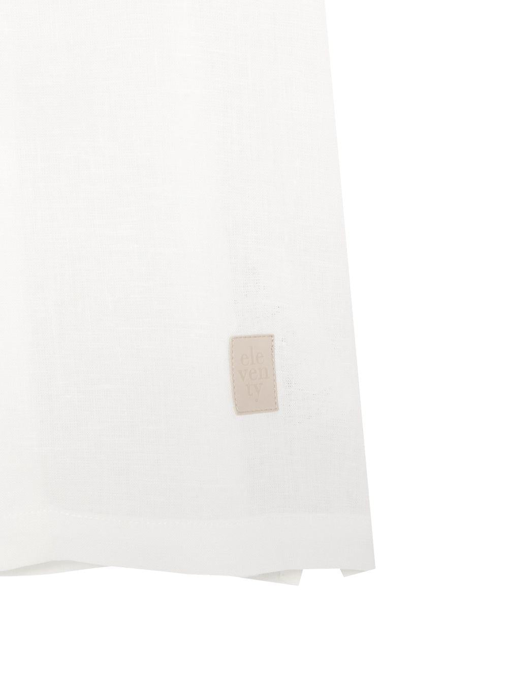 Camicia per bambino Eleventy Kids bianca con colletto - Rubino Kids