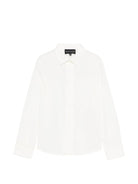 Camicia per bambino Emporio Armani Kids bianca con colletto classico - Rubino Kids