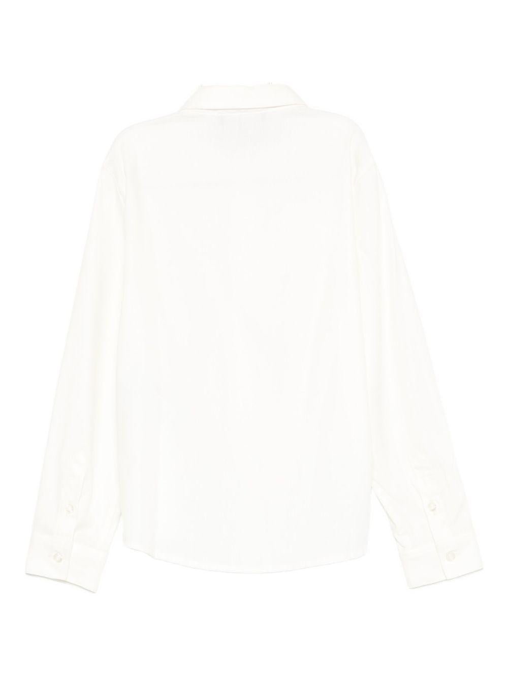 Camicia per bambino Emporio Armani Kids bianca con colletto classico - Rubino Kids