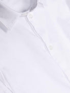 Camicia per bambino Emporio Armani Kids bianca con logo jacquard - Rubino Kids