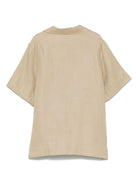 Camicia per bambino Fendi Kids beige con ricamo - Rubino Kids