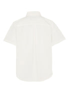 Camicia per bambino Fendi Kids bianca con stampa grafica sul davanti - Rubino Kids