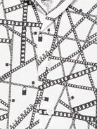 Camicia per bambino John Richmond Junior bianco con stampa - Rubino Kids