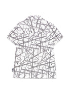 Camicia per bambino John Richmond Junior bianco con stampa - Rubino Kids