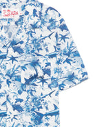 Camicia per bambino MC2 Saint Barth Kids Kalea bianco con stampa con motivo - Rubino Kids