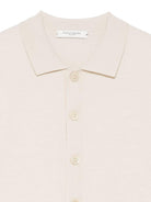Camicia per bambino Paolo Pecora Kids beige in maglia - Rubino Kids