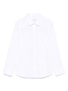 Camicia per bambino Paolo Pecora Kids bianco con ricamo - Rubino Kids