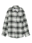 Camicia per bambino Paolo Pecora Kids verde a quadri - Rubino Kids