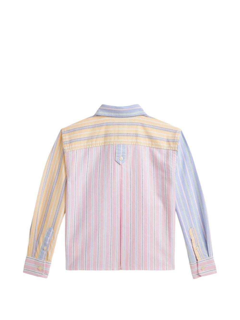 Camicia per bambino Polo Ralph Lauren Kids multicolore con design a righe - Rubino Kids