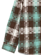 Camicia per bambino Scotch & Soda Kids verde con motivo a quadri - Rubino Kids