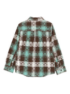 Camicia per bambino Scotch & Soda Kids verde con motivo a quadri - Rubino Kids