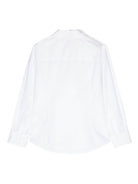 Camicia per bambino Stella McCartney Kids bianco con applicazione a pois con papillon - Rubino Kids