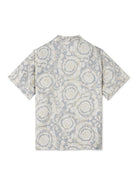 Camicia per bambino Versace Kids grigio con stampa Barocco - Rubino Kids