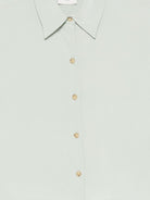 Camicia per donna Alyisi verde con chiusura a bottoni - Rubino Kids