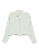 Camicia per donna Alyisi verde con chiusura a bottoni - Rubino Kids