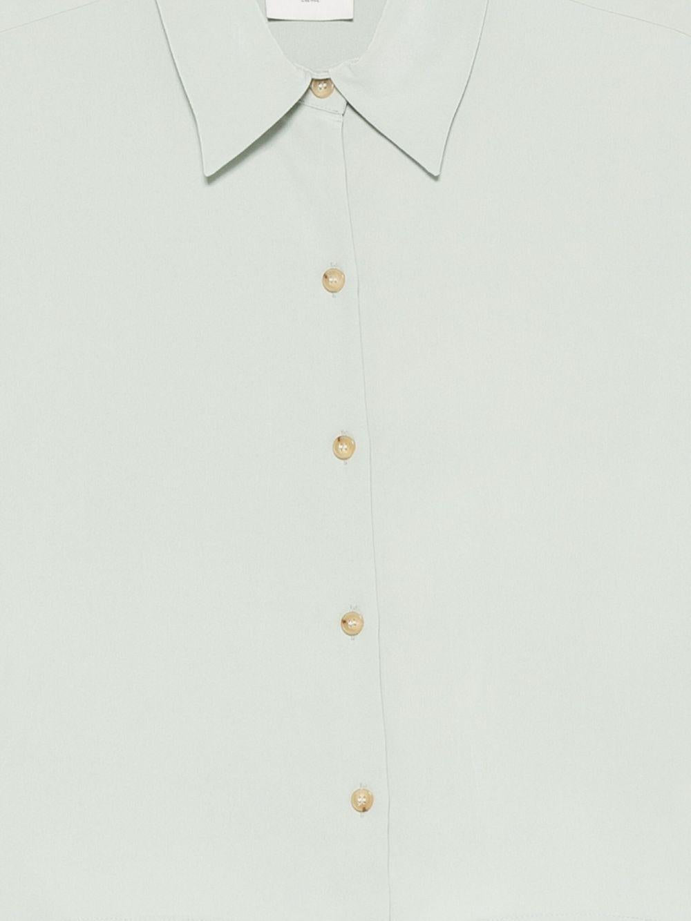 Camicia per donna Alyisi verde con chiusura a bottoni - Rubino Kids