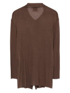 Camicia per donna ALYSI marrone con chiusura con bottoni - Rubino Kids