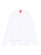 Camicia per donna Merci bianca con due tasche - Rubino Kids