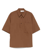 Camicia per donna The M marrone in cotone - Rubino Kids