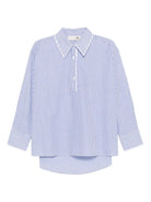 Camicia per donna THE M Olivia blu a righe bianche - Rubino Kids