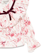 Camicia per neonata A'lapage rosa con stampa floreale - Rubino Kids