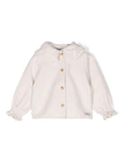 Camicia per neonata Donsje Miene rosa chiaro con dettaglio ruches sul colletto - Rubino Kids