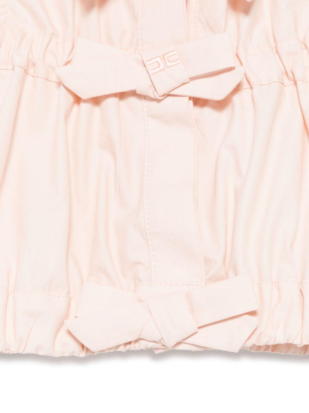 Camicia per neonata Elisabetta Franchi La Mia Bambina rosa con applicazione - Rubino Kids