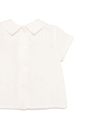 Camicia per neonata JESURUM BABY Ascanio bianco con colletto a punta - Rubino Kids