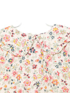 Camicia per neonata Louise Misha beige con stampa floreale all - over - Rubino Kids