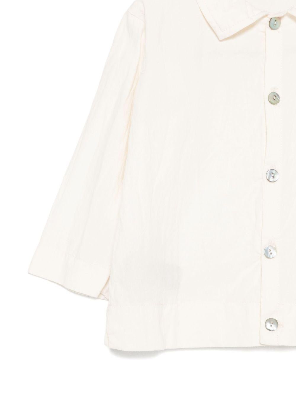 Camicia per neonato Album di Famiglia Kids beige con colletto classico - Rubino Kids