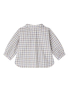 Camicia per neonato Bonpoint bianco con motivo a quadri - Rubino Kids