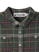 Camicia per neonato Bonpoint verde con motivo a quadri - Rubino Kids