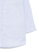 Camicia per neonato Boss Kids azzurro con logo ricamato - Rubino Kids