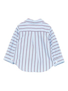 Camicia per neonato ETRO Kids azzurra con logo Pegaso sul davanti - Rubino Kids