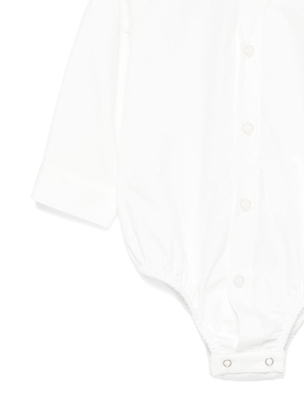 Camicia per neonato Fay Kids bianca con chiusura a scatto - Rubino Kids