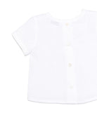 Camicia per neonato JESURUM BABY Leonardo bianco con dettaglio traforato - Rubino Kids