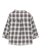 Camicia per neonato Tartine Et Chocolat grigia con motivo a quadri - Rubino Kids