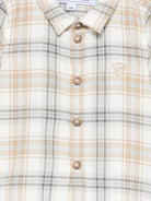 Camicia per neonato Tartine Et Chocolate beige con motivo a quadri - Rubino Kids